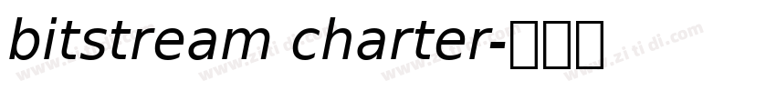 bitstream charter字体转换